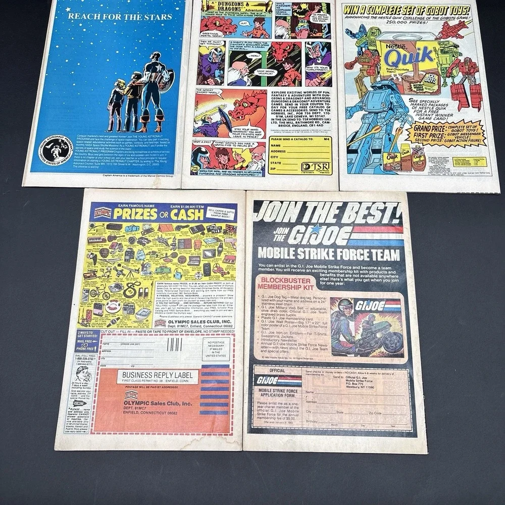 Lot of 5 Dazzler Comics Marvel 1980s Vintage Reader Copies Dazzler Solo Series